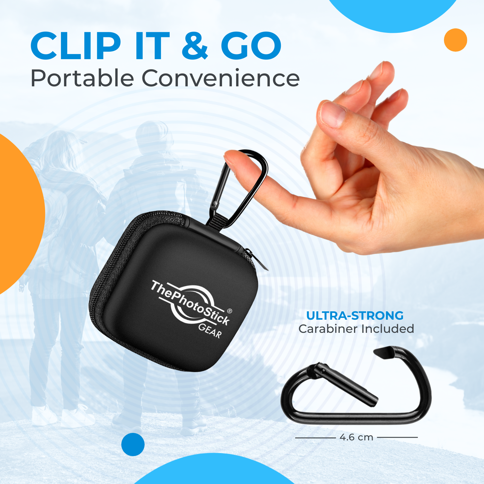 ThePhotoStick® Travel Tech Case