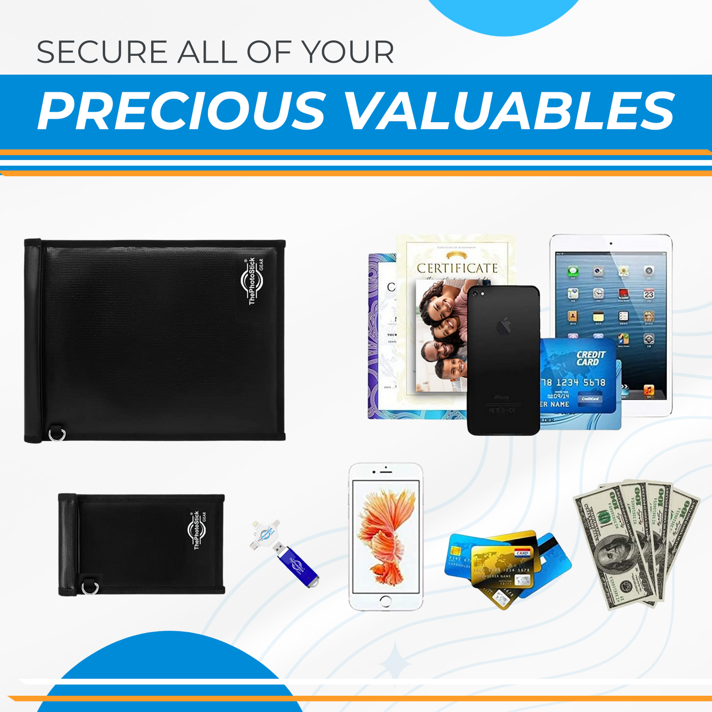 ThePhotoStick® KeepSafe Pouch